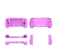 para ANBERNIC RG556, para La Consola De Juegos RG556, La Funda Protectora De Silicona para La Protección contra Caídas Simple Accesorio De Color Sólido (Morado)