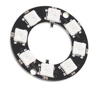 Para anillo LED RGB , direccionable individual, alimentación de 5 V, fácil control, millones de colores, diseño encadenable, bajo consumo de energía, para proyectos, el paquete incluye 1 anillo