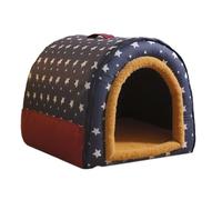 Para animales - Chatte para gatos, casa acogedora | Cubierta cálida extraíble y lavable para cachorros, sueño invernal, exterior, interior, cabecera, para animales pequeños, lugar de descanso