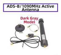Para antena de conector SMA, antena RF de 1090 MHz activa con múltiples opciones de fuente de alimentación, incluyendo tipo C y bloque de terminales, ganancia de 23.15 DBi (gris tipo C)