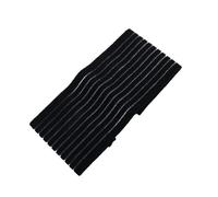 Para apoyo muscular articular y corporal, tobillera elástica para correr, vendaje de compresión, cinta de kinesiología deportiva para muslo, tobillo y rodilla (color negro, 180 cm)