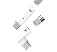 para Apple Pencil Adaptador USB C Macho a Lightning Hembra(2 Pack) para iPad Pro Conversor Tipo C Conector para Apple Pencil Cargador Adapter para 1st Generación Lapiz Stylus Accesorios