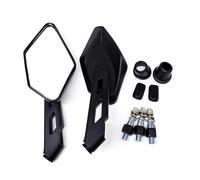 Para Aprilia 650 SR50 125 SV400 espejo trasero motocicleta 8 10mm retrovisor Retrovisores Moto Espejo(10mm black)