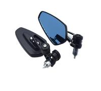 Para Aprilia 750, Para FALCO SL1000 Y Para DORSODURO 1200 Espejo Retrovisor De Manillar Con Cristal Azul De 7/8" 22 Mm(Black)