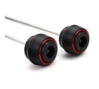 para Aprilia para RS660 RS457 para RSV4 para Fábrica 2009-2025 Protector contra Choques Horquilla Eje Rueda Delantera Y Trasera Motocicleta(-Front Rear-Red)