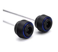 para Aprilia para RS660 RS457 para RSV4 para Fábrica 2009-2025 Protector contra Choques Horquilla Eje Rueda Delantera Y Trasera Motocicleta(Front Rear-Blue)
