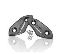 Para Aprilia RS660 2020-2024 Motocicleta Parabrisas Espejo Impulsado Cubierta Espejo Agujero Tapa(Grey)