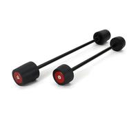 Para Aprilia RSV4 RF RSV4 RR RSV4 R Para Tuono V4 RR 2009-2022 Motocicleta Eje Delantero Y Trasero Horquilla Accidente Deslizadores Protector Rueda IENQBVL(Red)