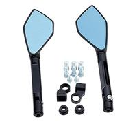 Para Aprilia Tuono/Mana/Dorsoduro/Shiver/Pegaso/SXV/Scarabeo/Sportcity / SR50R Espejos De Motocicleta Espejo Retrovisor De Aluminio De 8 Mm Y 10 Mm(Negro)