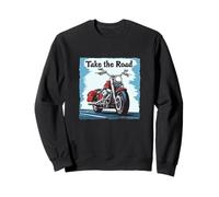 Para aquellos que viven para montar y montar para vivir y motorista Sudadera