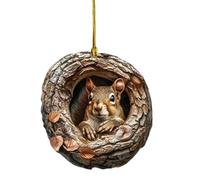 para árbol de animales, decoración del hogar de 3 pulgadas, de Navidad acrílico, felicidad que trae alegría y estado de ánimo para la de Navidad en casa, como