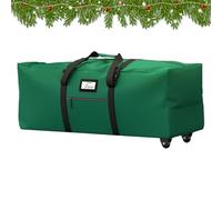 Para árbol de Navidad - impermeable con cremallera para decoraciones navideñas | Para árbol de Navidad artificial | Para exterior, cocina, dormitorio, salón, garaje, mudanza, embalaje, camping