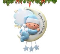 para árboles - 11x8x0.5 cm Resina Primer Evento | Colgante de árbol de Vacaciones, para Pantalla Interior Decoración Familiar Pared de Ventana Chimenea Espejo retrovisor de Coche