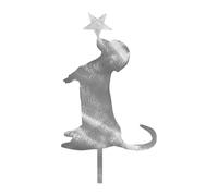 Para Árboles De Navidad - Lindo Reutilizable De 30 Cm | Perro Metálico | Decoración De Árbol De Navidad De Arte De Metal Para Interior Y Exterior, Sala De Estar, Granja, Fiesta, Jardín, Patio