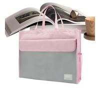 para archivos con asa, para archivos, de almacenamiento de documentos A3 - Maletín Oxford portátil impermeable con cremallera para documentos, mapas, noticias, revistas