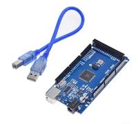 para arduino para mega2560 R3 Board CH340G Chip abierto para fuente microcontrolador para consola de juegos STEM Learning Robot (B)