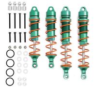 Para Arrma 6s Para Kraton 1/8 Aleación Delantero Y Trasero Amortiguadores RC Repuestos Mejoras Camión Modelos Amortiguador RC(Green)
