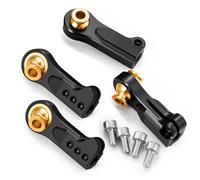 para Arrma Fury Mega 1/10 Monster Truck Piezas Mejora Accesorios Juego Conexión Aluminio con Extremo Bola Servo Brazo 25T Accesorios Actualización RC
