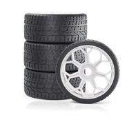 Para Arrma Para Delitos Graves Para Infracciones 6S Para BLX 4 Neumáticos RC 2,9 Pulgadas 3,94 Diámetro Exterior Ruedas Panal. RC Recambios(Silver)