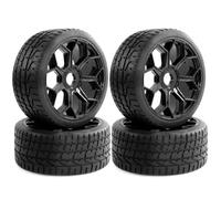 para Arrma para Felony para Infraction 6S para Typhon 3S para MEGA550 para Limitless 4 Uds 2,9 ''RC Neumáticos Rodillos para Cubo Rueda OD 3,94'' Panal RC Coche NeumáTico Piezas