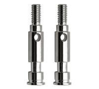 Para Arrma Para Gorgon 2WD 1/10 Eje Delantero Metal Eje Eje Control Remoto Monster Truck Actualización Coche Piezas RC Juguetes(Silver)