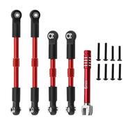 para Arrma para Gorgon 4X2 para Vorteks 2Wd Fury Mega 550 Quake 1/10 Tensores Metal Eslabones Camber Juego Puntas Piezas Mejora Enlace Piezas