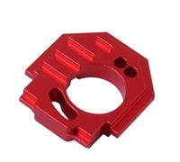 Para Arrma Para Granite Para Grom 1/18 RC Car Upgrade Parts Accessories Metal Disipador Calor Ajustable Motor Mount Model Accessory Piezas ReparacióN Rc(Red)