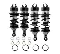 Para Arrma Para Ilimitado Para Infracción Para Delito Grave F1 Cruzar Límites Para Firebird 1/7 Amortiguadores Metálicos Delanteros Y Traseros Amortiguador Rc(Black)