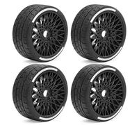 para Arrma para Infraction para Limitless para Felony 1/7 FSRC GT HuanNao X3GT 1/8 Neumáticos RC Universales De 4 Piezas Accesorios RC