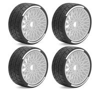 para Arrma para Infraction para Limitless para Felony 1/7 FSRC GT HuanNao X3GT 1/8 Neumáticos RC Universales De 4 Piezas Accesorios RC
