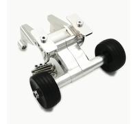 Para Arrma Para Kraton Para Outcast 8S ARA320492 ARA320536 Montaje Alerón Trasero De Aluminio 1/5 Barra Caballito Ajustable Coche RC RC Mejoras Juguetes(Silver)