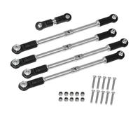 para ARRMA para Kraton para Outcast Big para Rock 1/8 1/7 RC Car OP Varilla Dirección Acero Inoxidable Kit Actualización Metal Piezas para RC