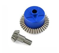 Para Arrma Para Kraton Para Senton Big Para Rock Para Granite Para Outcast 4x4 1/10 Piezas Mejora Caja Diferencial Metal Engranaje Entrada 37T 13T Accesorio De Coche RC(Blue)