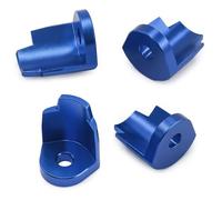 Para Arrma Para Mini Para MOJAVE Para GROM Para Granite Para Grom Para Typhon 1/14 1/18 4 Piezas De Cubierta Protectora Amortiguador Metal Piezas(Blue)