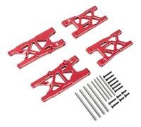 Para Arrma para Mojave 4s Rc Car Desert Short Course Truck Front Rear Metal Swing Arm Upgrade Red Blue Titanium Lightweight Suspension Part For Off Road Driving Enhanced Stability and Control 238g