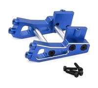 Para Arrma Para Typhon Para Grom 223S Para BLX MEGA 1/14 Juego Soportes Traseros Metálicos Alerones Accesorios Piezas Mejora Coches RC Modelo Accesorio De Coche RC(Blue)