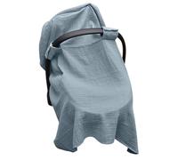 para asiento de coche, toldo multiusos y cubierta de lactancia materna, lavable para viajes al aire libre, excursiones familiares, vacaciones, aeropuerto, parasol elástico transpirable, floral