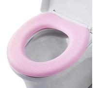 para asiento de inodoro - Cojín de baño suave, calentador impermeable grueso | Cierre de gancho de tela lavable diseñado para un uso cómodo, adecuado para el hogar, hotel, albergue y baño.