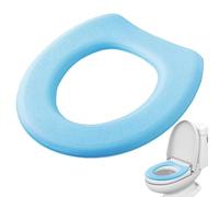 para asiento de inodoro, cubierta para tapa de inodoro, almohadilla gruesa y cálida, accesorios de baño cómodos con gancho y bucle, protector de tapa de inodoro de textura suave para uso