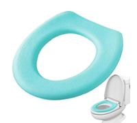 Para Asiento De Inodoro Para Baño: Cojín Suave Y Lavable, Cubierta De Tapa Impermeable Elástica, Cómodo Diseño De Gancho Y Bucle | Almohadilla Duradera Para Asiento De Inodoro Para Hogar, Hotel,