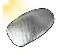 para asiento de moto, protector solar y aislante del calor, cojín de aluminio antideslizante e impermeable para scooter, ciclomotor y motocicleta eléctrica