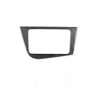 Para Asiento Para Leon 2005-2012 Fibra De Carbono Radio Central Coche Navegación AC CD Panel Control Embellecedor Marco Cubierta Panel Central Coche(RHD B)