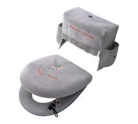 Para Asiento WC 3 Alfombrillas y Cómodas Antideslizantes | Cubierta tanque inodoro Para en familia, hotel, cuarto de baño, decoración estacional, hogar y