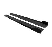para ATENZA 2014-2019 Extensiones De Faldones Laterales Parachoques Puerta Labio Divisores Winglet Decoración Exterior Separador Faldón Lateral Automóvil(Matte Black)