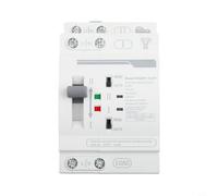 para ats Interruptor de transferencia automática de doble potencia 2P 63A 220V para generador, dispositivo de conmutación eléctrica de alta capacidad con estuche ignífugo, solución de fuente de