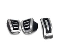 Para Audi A1 A3 8V Q2 Q3 Arteon RHD Acelerador De Combustible De Coche Reposapiés Freno Gas Cubierta De Placa De Almohadilla De Pedal Cubierta Pedal Coche(Manual 3pcs)