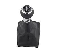 Para Audi A3 S3 8P S-line Sportback 5 Speed Manual MT Car Shift Perilla de engranaje Con perilla de cuero Car Styling