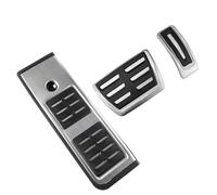 Para Audi A4 B9 A5 F5 2016-2022 Para Sedán Avant Sport Car Pedales LHD Freno De Combustible Automático Reposapiés Cubierta Pedal cubierta pedal coche(AT With Rest)