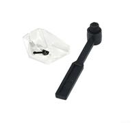 Para Audio-Technica VM95E y ATXP7 Stylus AT-VMN95E compatible con cartuchos de la serie VM95 con geometría de punta elíptica (con brus)