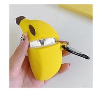 Para auriculares inalámbricos Funda protectora de silicona banana a prueba de golpes para Apple Airpods 1